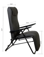 Tulip Recliner ROYAL - Black